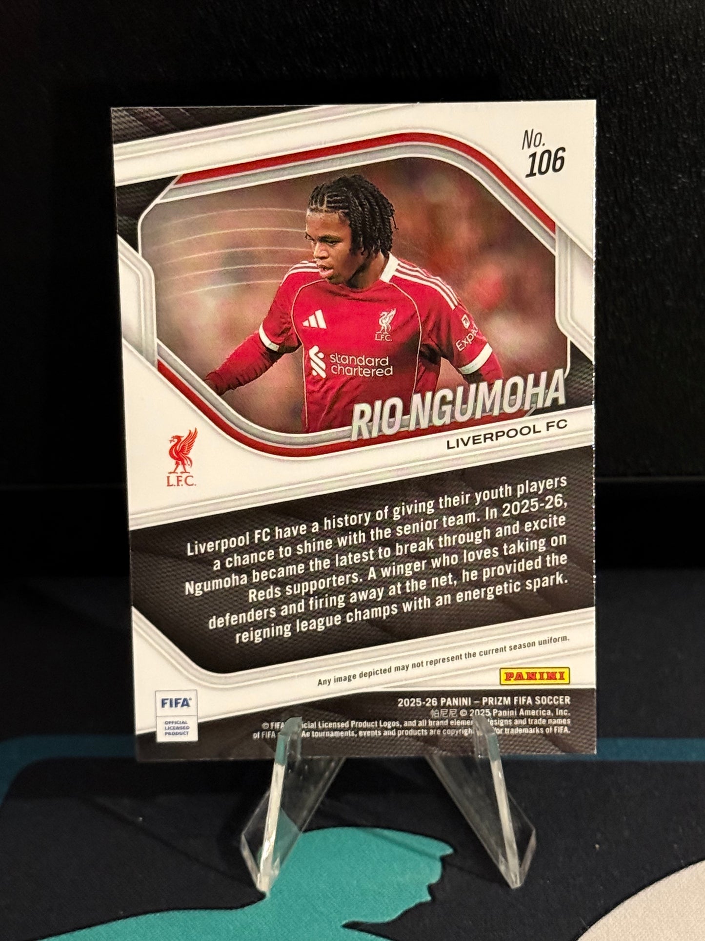 2025/2026 Panini Prizm FIFA Rio Ngumoha RC