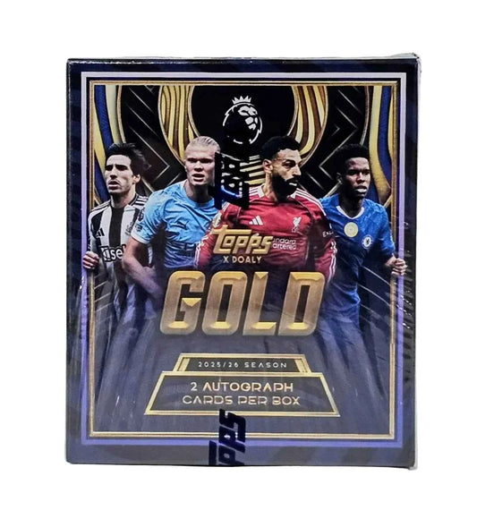 2025-2026 Topps Gold Premier League Hobby Box