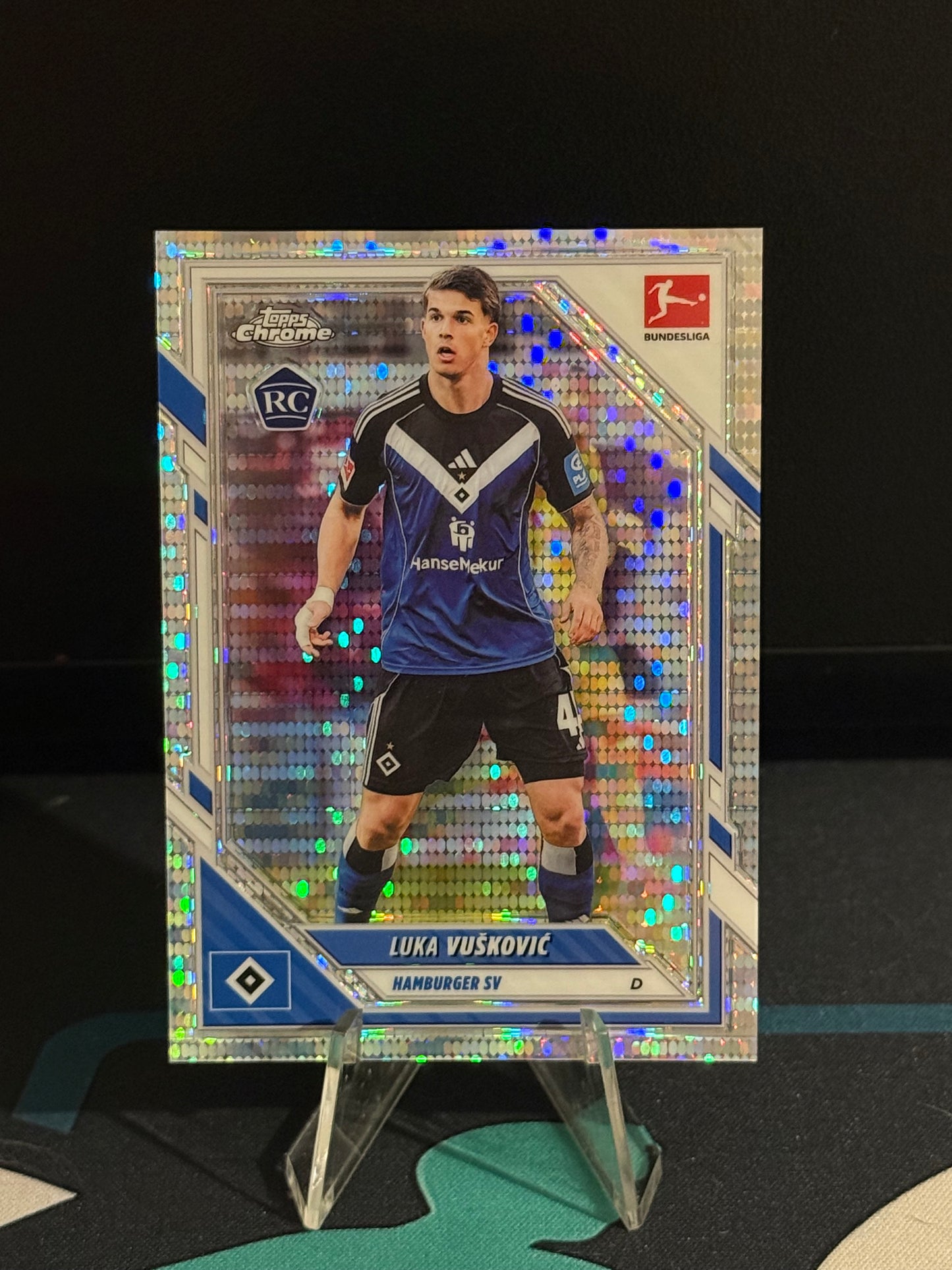 2025/2026 Topps Chrome Bundesliga Luka Vuskovic RC Pulsar Parallel