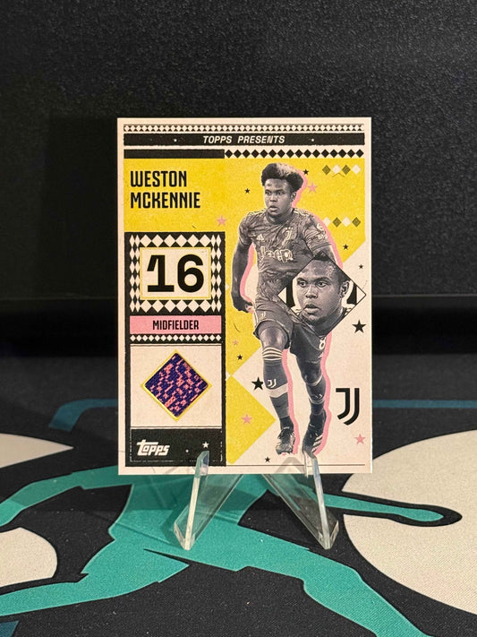 2024/2025 Topps Juventus Team Set Weston McKennie Patch