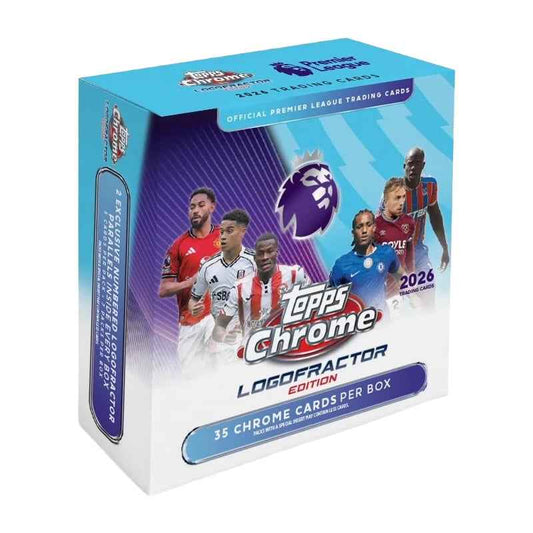 2026 Topps Chrome Premier League Logofractor Hobby Box