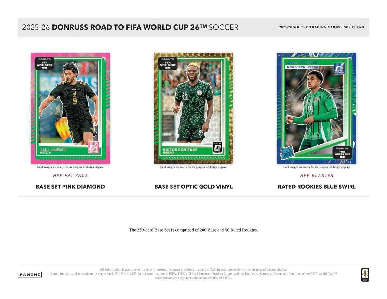 2025-2026 Panini Donruss Road to FIFA World Cup Fat-Pack