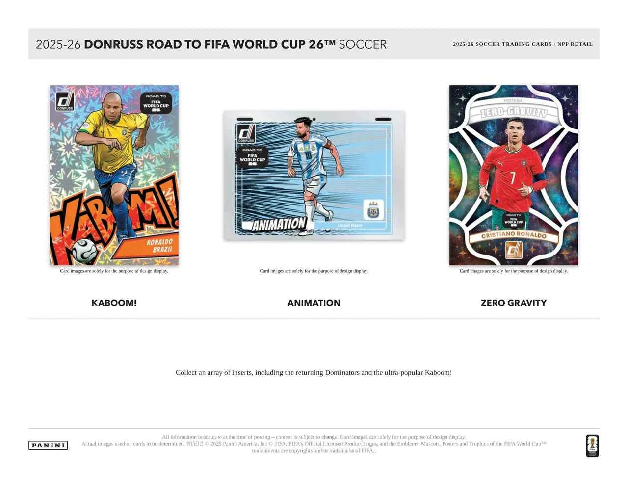 2025-2026 Panini Donruss Road to FIFA World Cup Fat-Pack