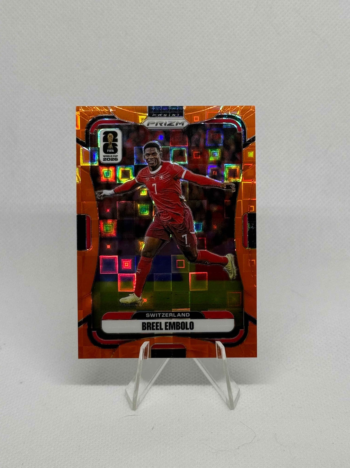 2026 Panini Prizm World Cup Breel Embolo Orange Pandora Parallel /215