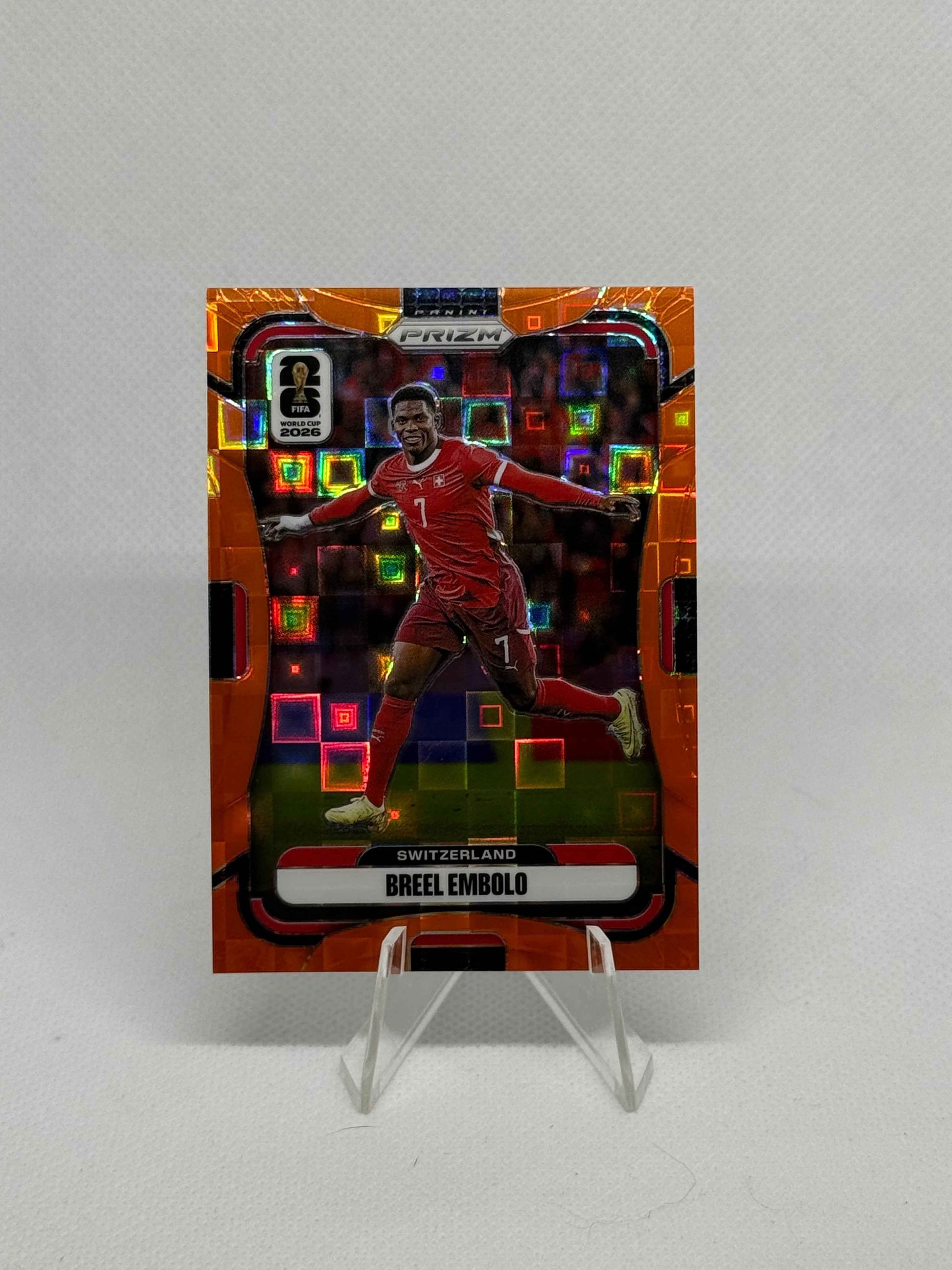 2026 Panini Prizm World Cup Breel Embolo Orange Pandora Parallel /215