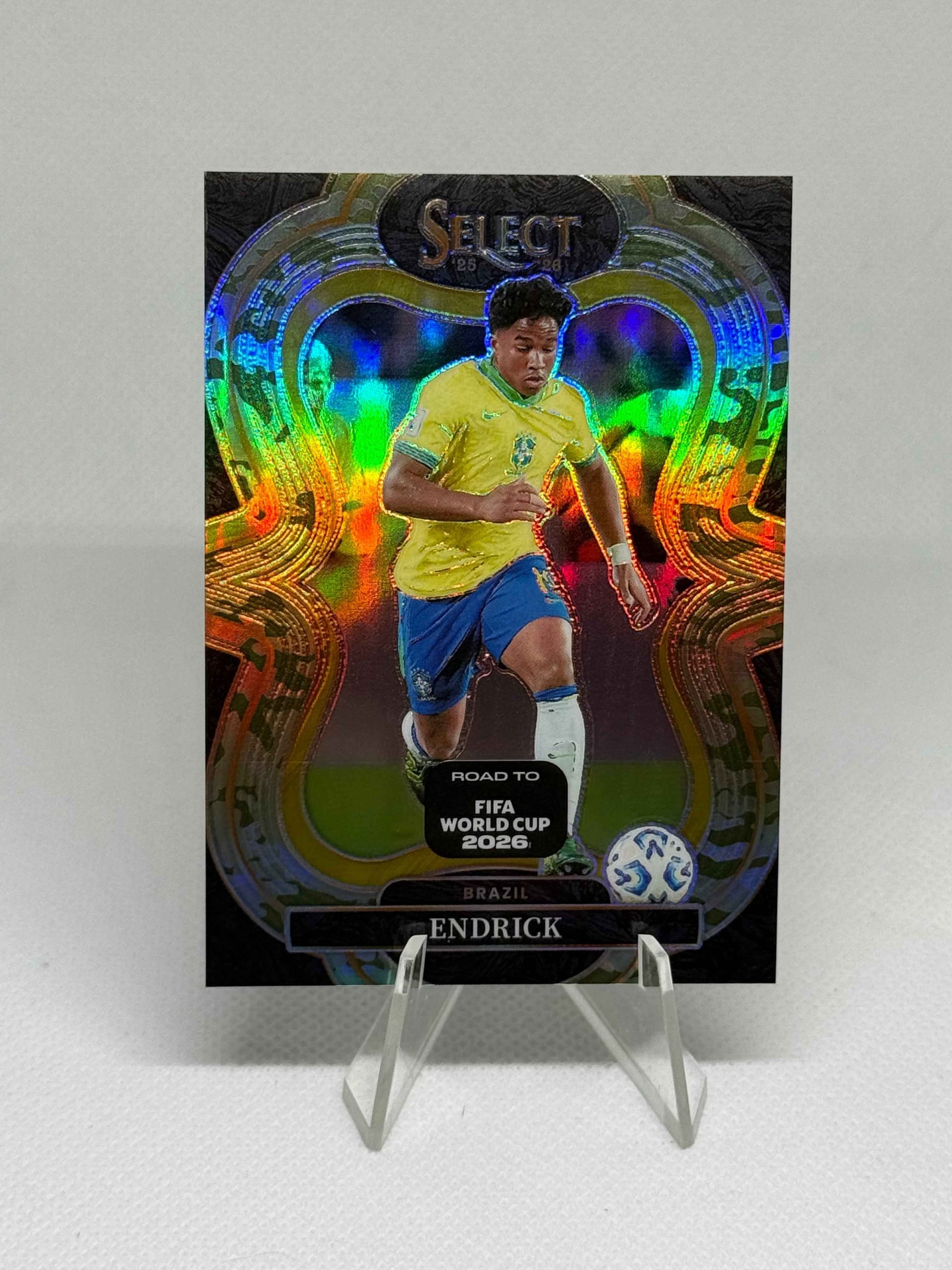 2025/2026 Panini Select Road to FIFA World Cup Endrick Camo Parallel /199