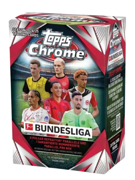 2024/25 Topps Chrome Bundesliga Soccer 7-Pack Blaster