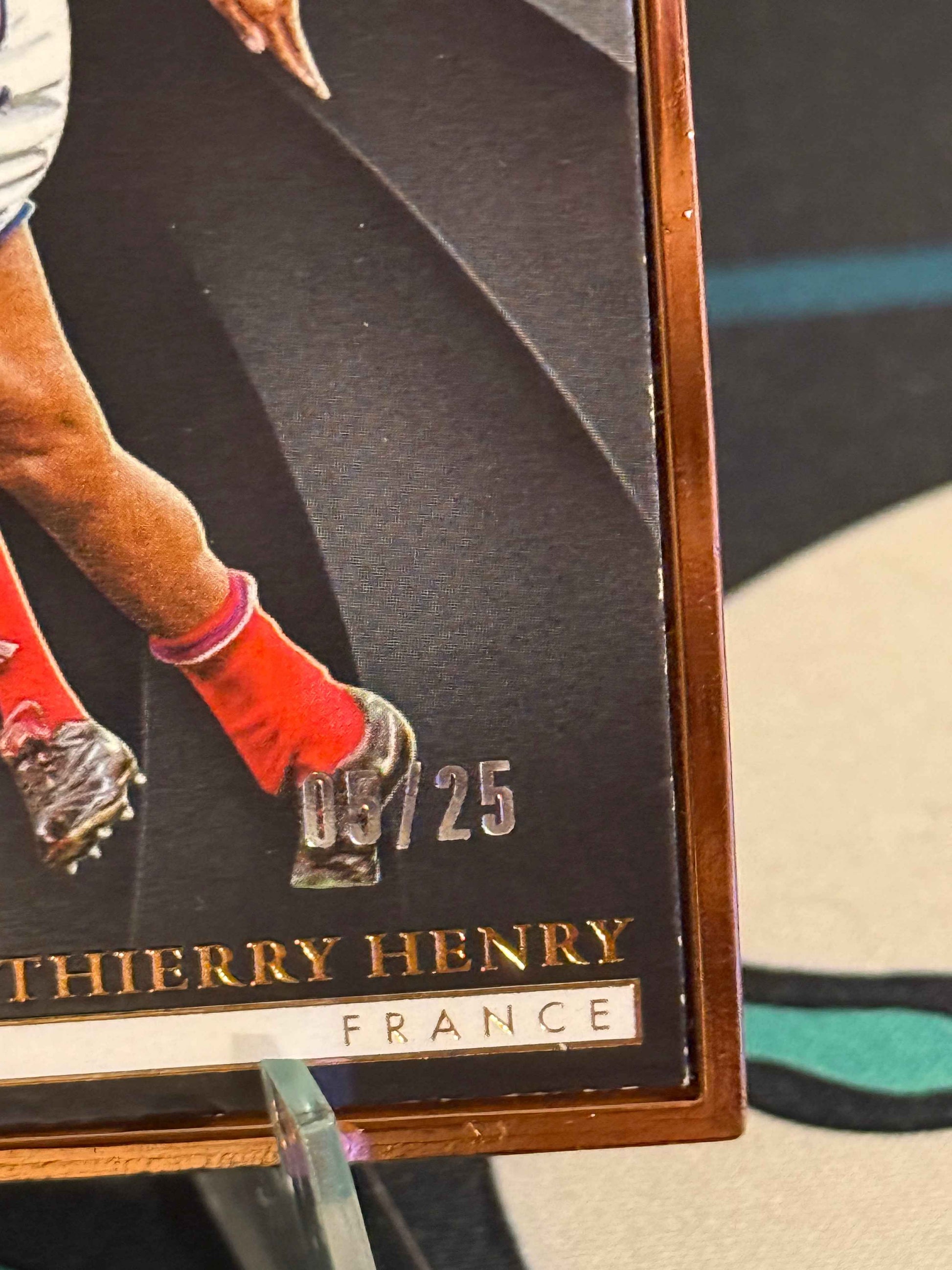 2024/2025 Panini Noir Thiery Henry Bronze Frame /25