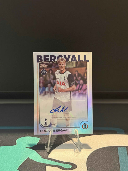 2024/2025 Topps Flagship UCC Lucas Bergvall RC Autograph Refractor
