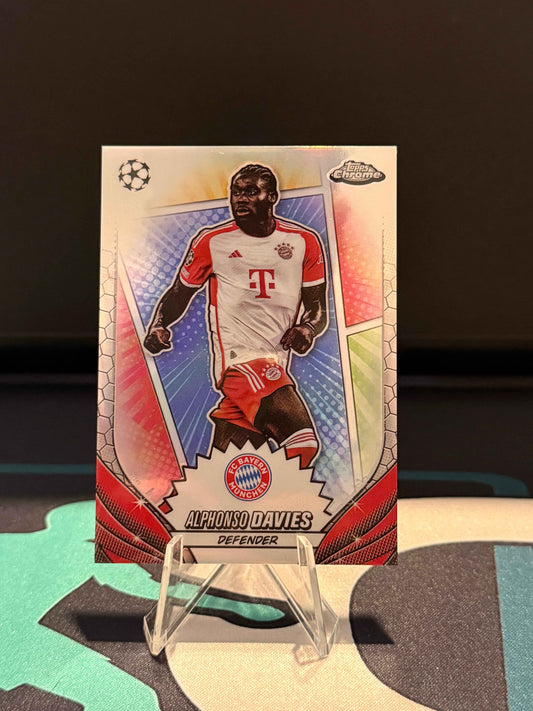 2023/2024 Topps Chrome UCC Alphonso Davies Hero Variation SP