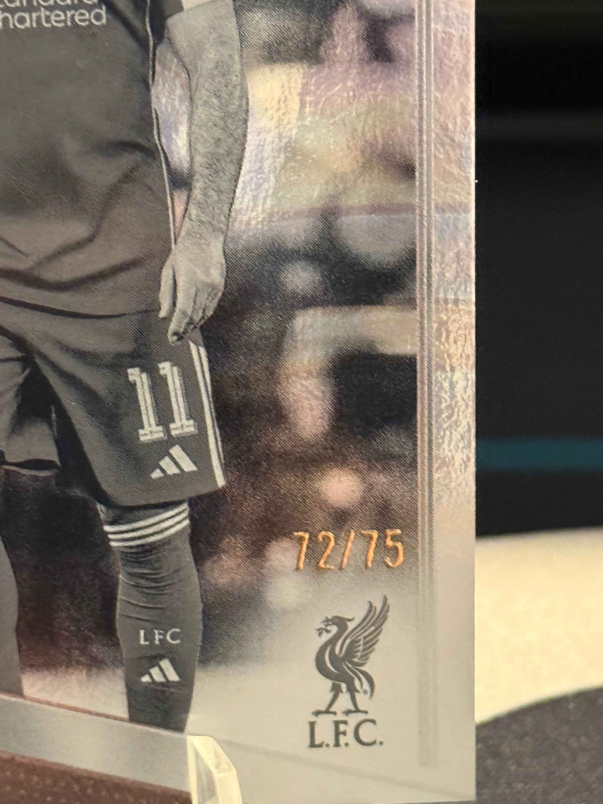 2025/2026 Topps Flagship UCC Mohamed Salah Black & White Parallel /75