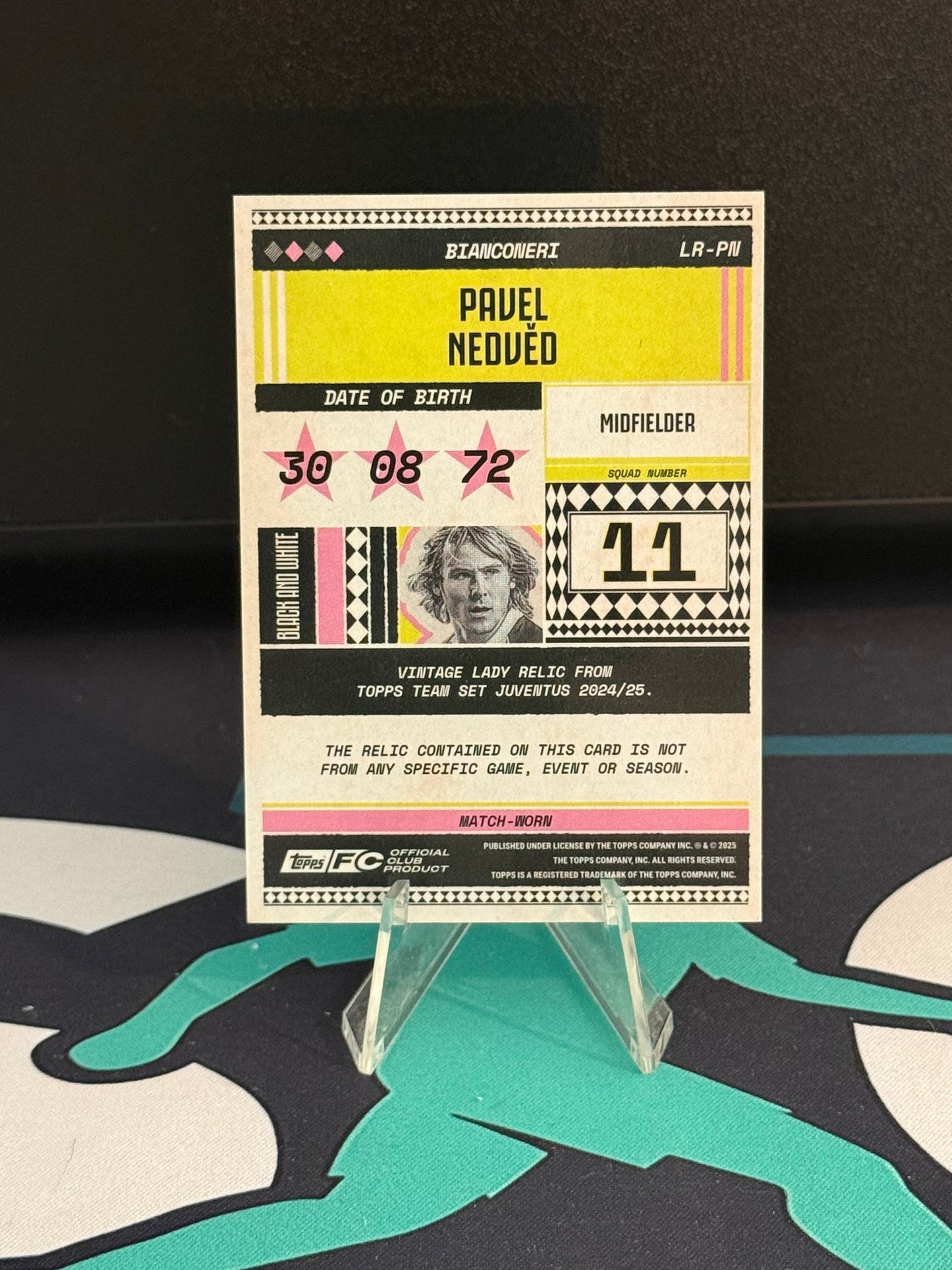 2024/2025 Topps Juventus Team Set Pavel Nedved Patch /250