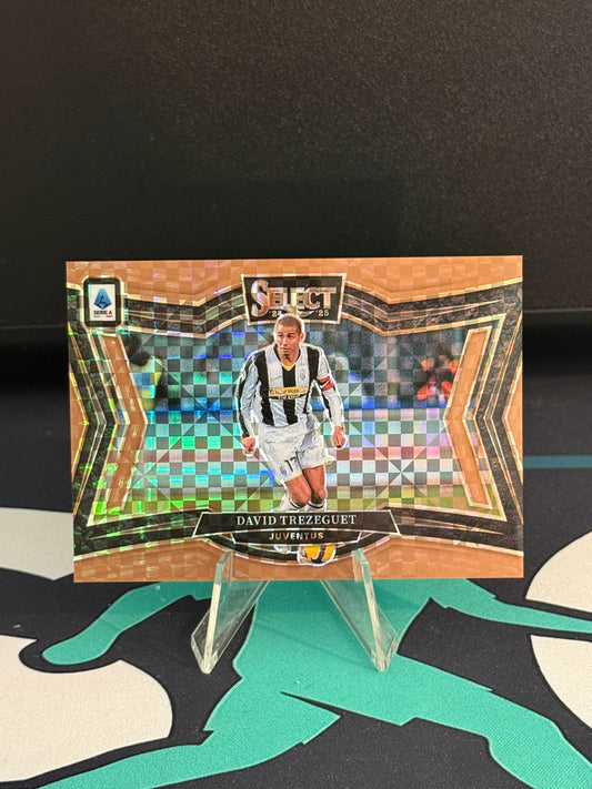 2024/2025 Panini Select Serie A David Trezeguet Field Level Bronze Checkerboard Parallel /45
