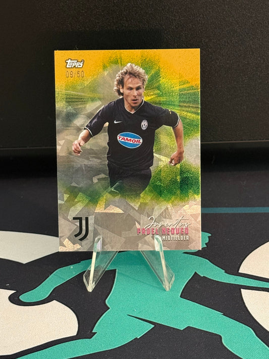 2025/2026 Topps Juventus Team Set Pavel Nedved Gold Parallel /50