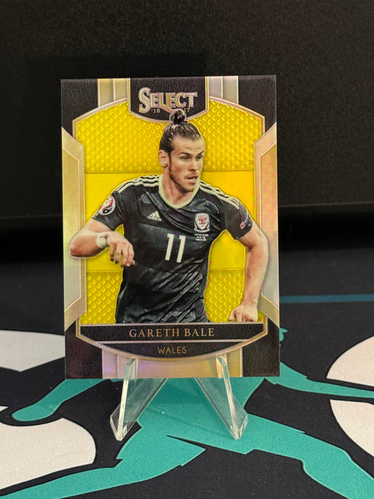 2016/2017 Panini Select Gareth Bale Neon Yellow Parallel /125