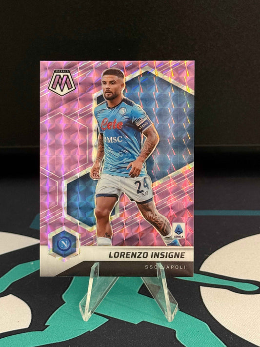 2021/2022 Panini Mosaic Serie A Lorenzo Insigne Pink Parallel /49