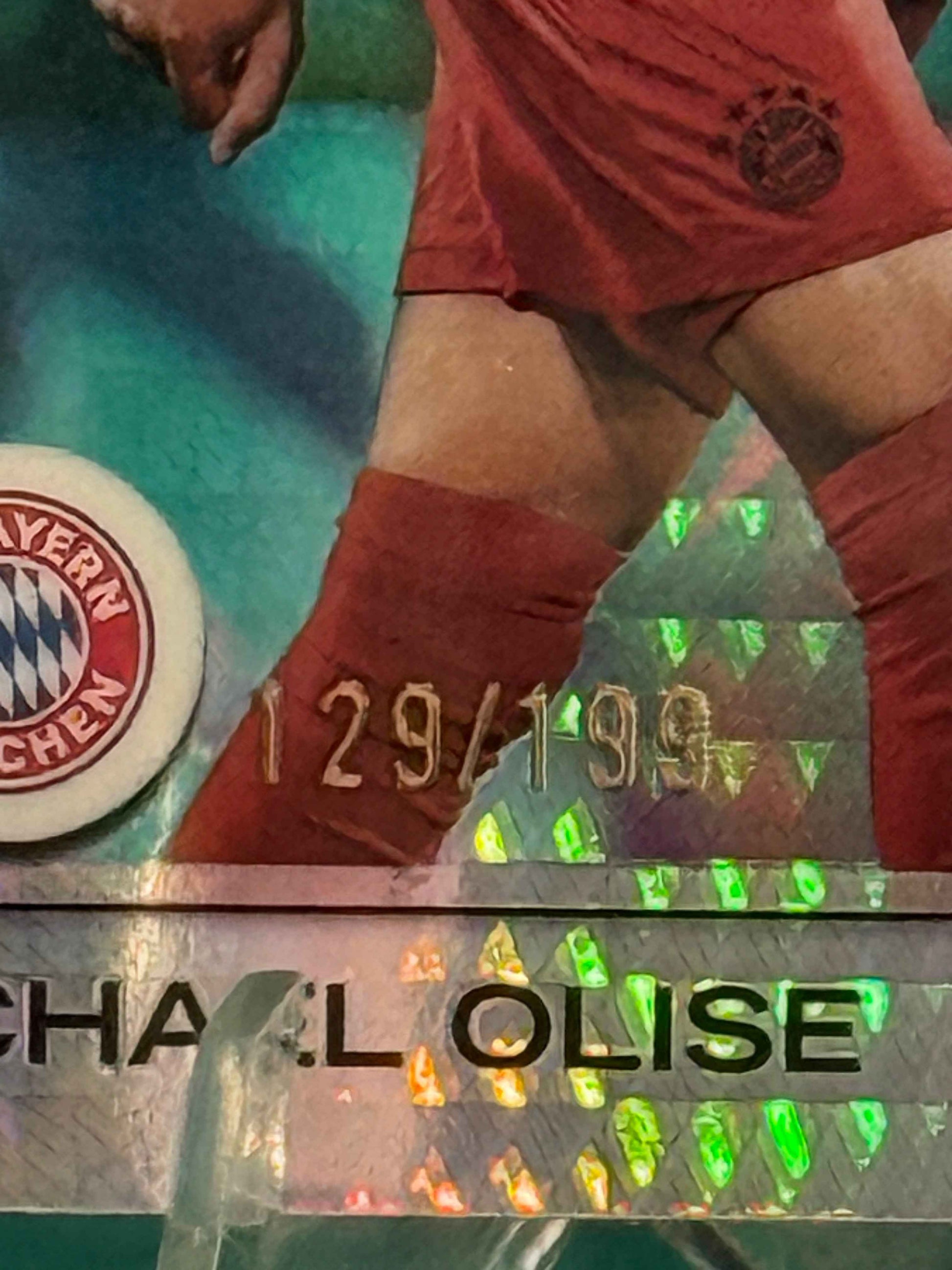 2024/2025 Topps Chrome UCC Michael Olise Aqua Prism Parallel /199