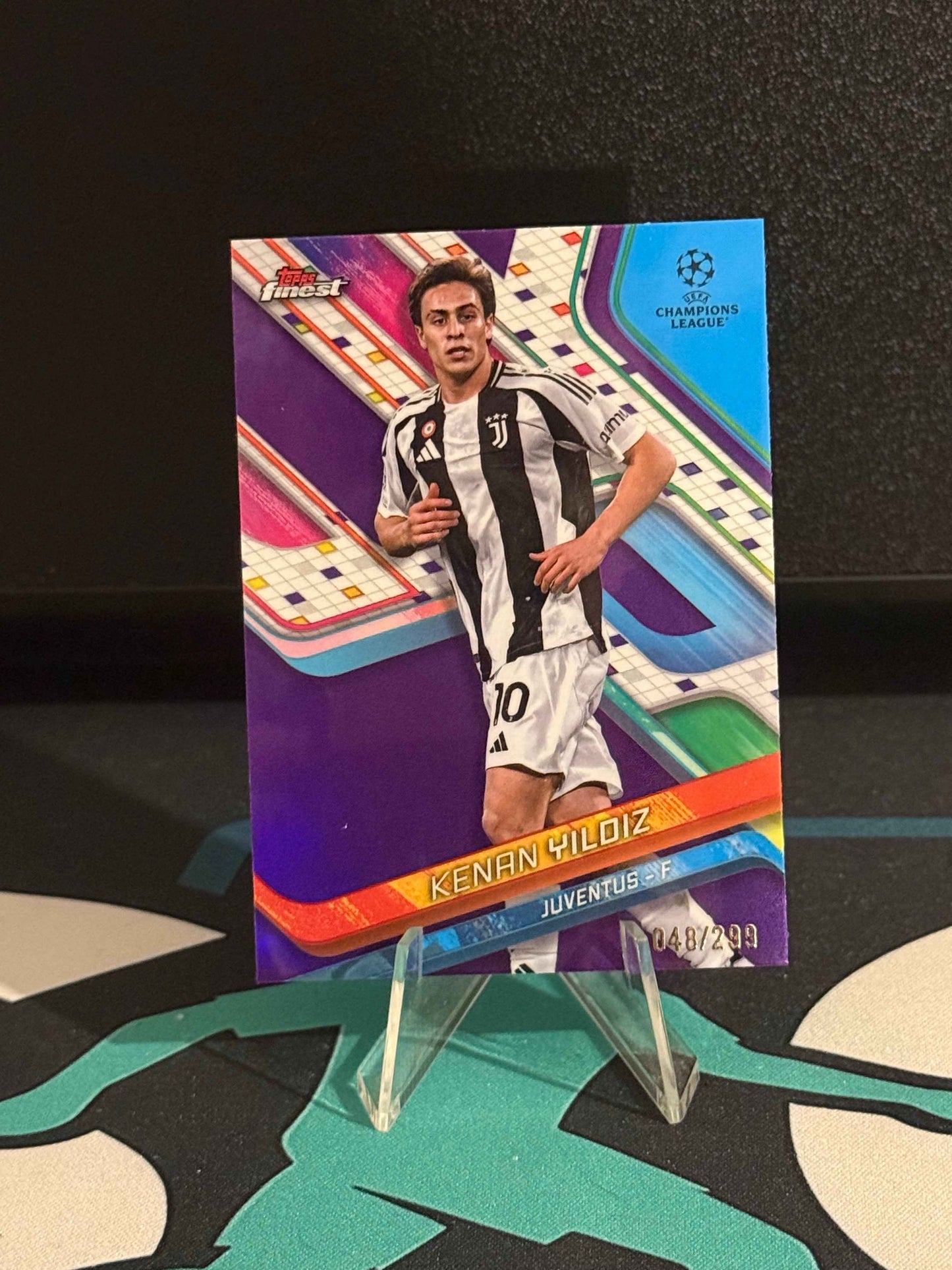 2024/2025 Topps Finest UCC Kenan Yilidz Purple Parallel /299