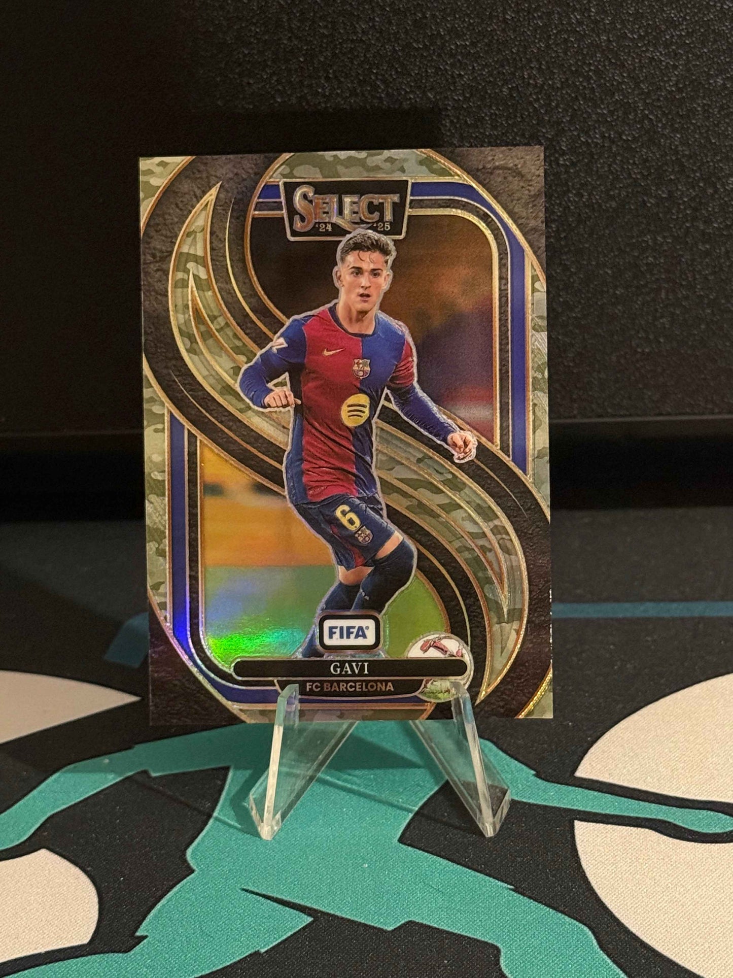 2024/2025 Panini Select FIFA Gavi Camo Parallel /135