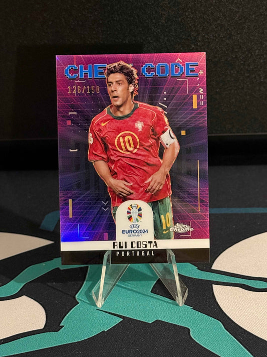 2024 Topps Chrome EURO 2024 Rui Costa Cheat Code Blue Parallel /150