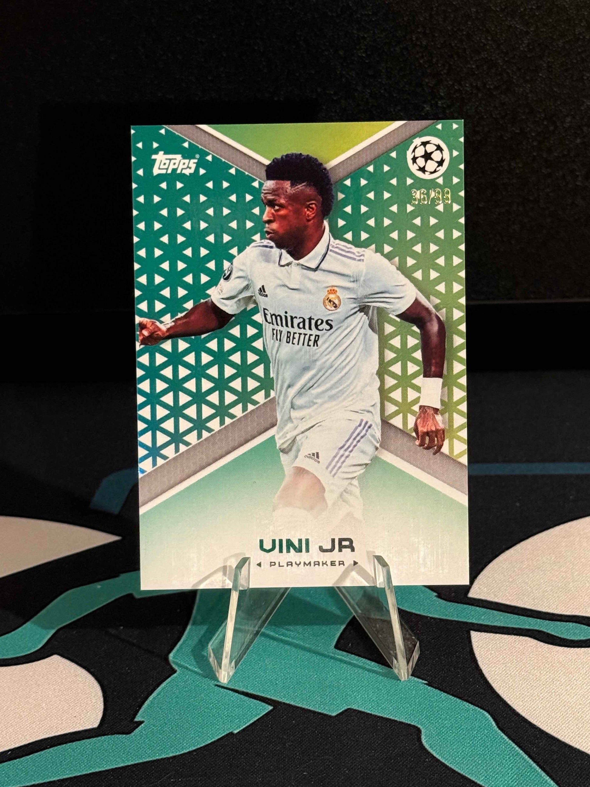 2022/2023 Topps Jack Grealish Platinum Set Vini Jr. Green Parallel /99