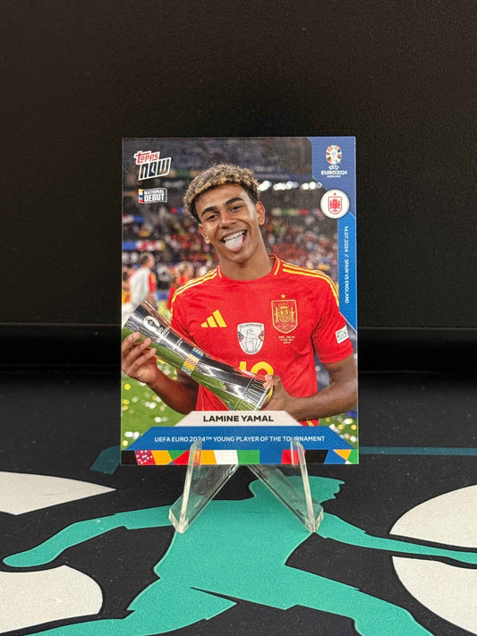 2024 Topps Now EURO 2024 Lamine Yamal RC #62 (Young Player of the Tournament)