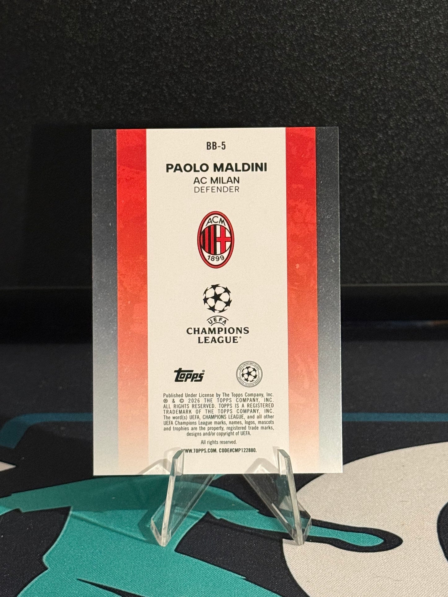 2025/2026 Topps Flagship UCC Paolo Maldini Best of the Best