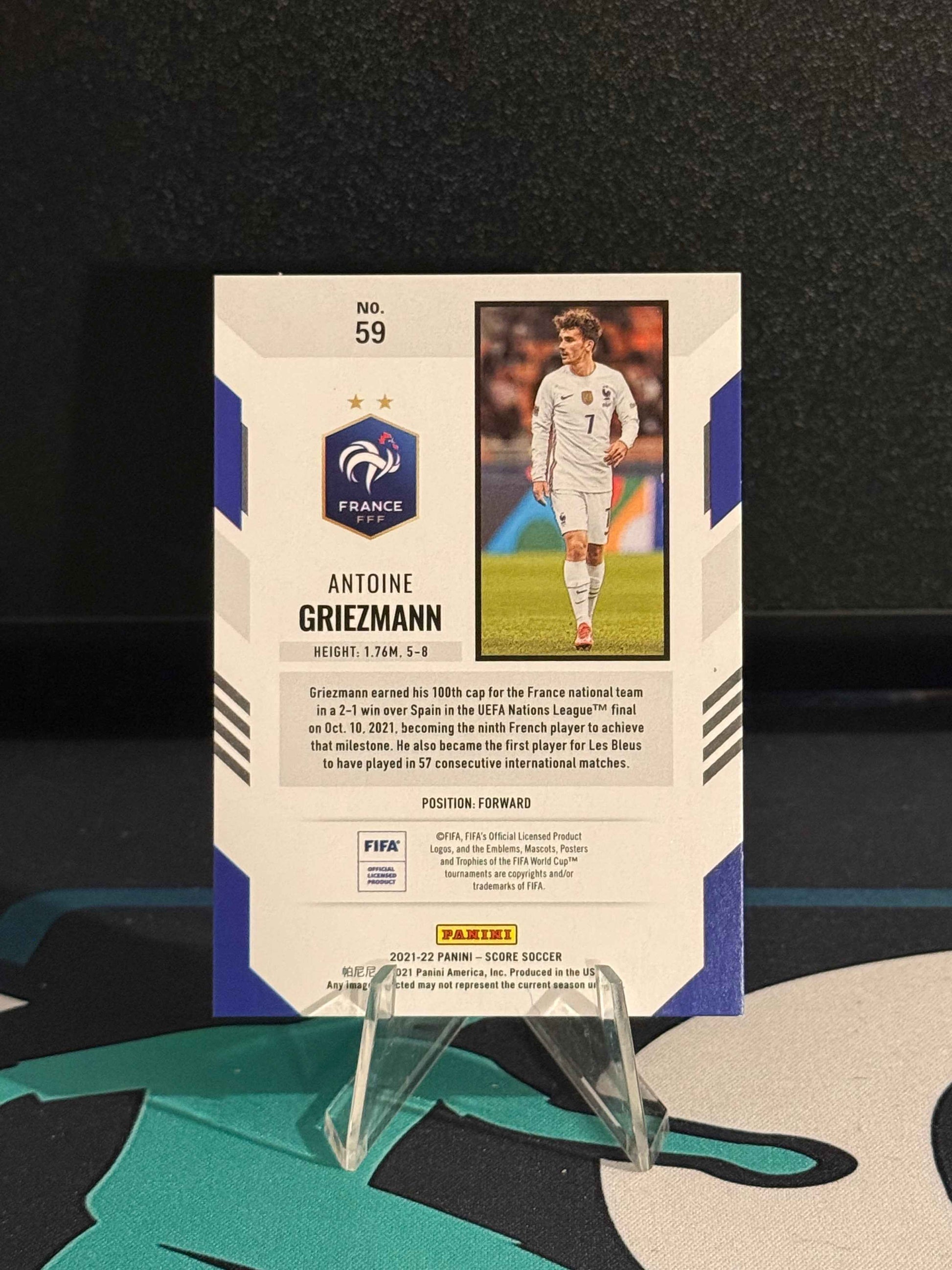 2021/2022 Panini Score FIFA Antoine Griezmann Orange Parallel /99