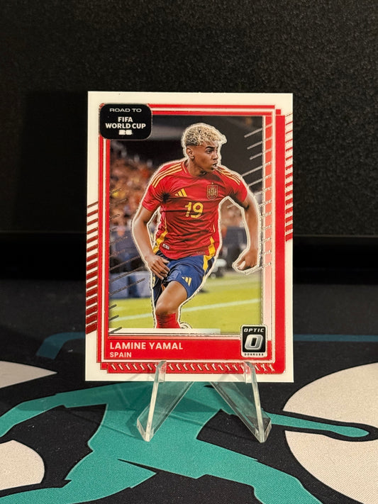 2025/2026 Panini Donruss Road to FIFA World Cup Lamine Yamal Optic
