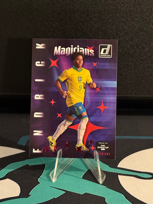 2025/2026 Panini Donruss Road to FIFA World Cup Endrick Magicians Red Parallel