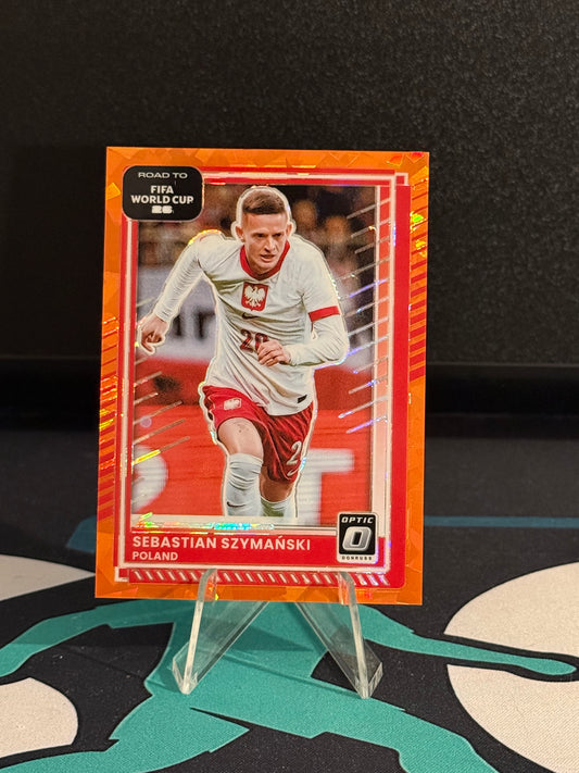 2025/2026 Panini Donruss Road to FIFA World Cup Sebastian Szymanski Orange Parallel /99