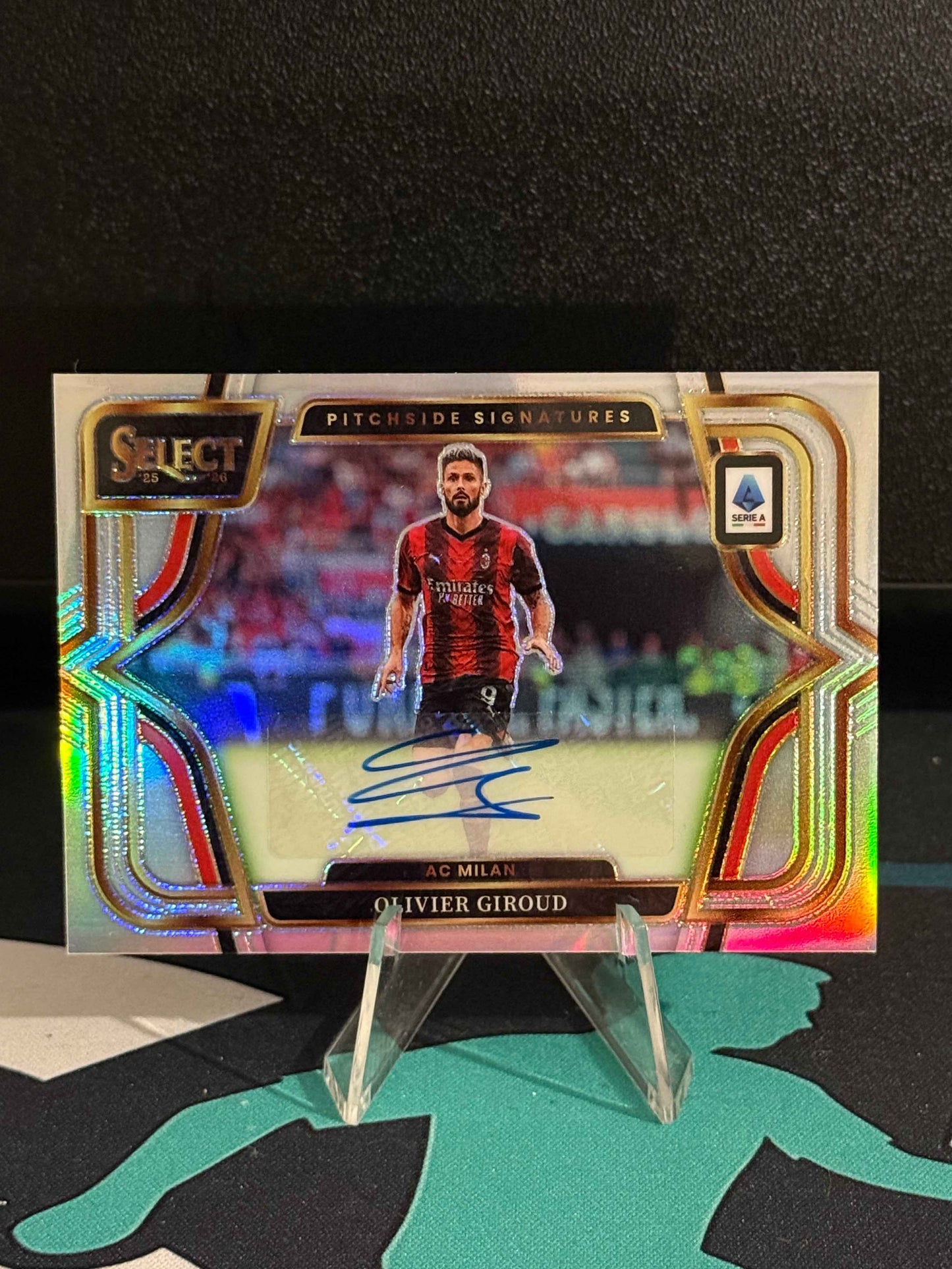2025/2026 Panini Select Serie A Olivier Giroud Autograph Silver Parallel