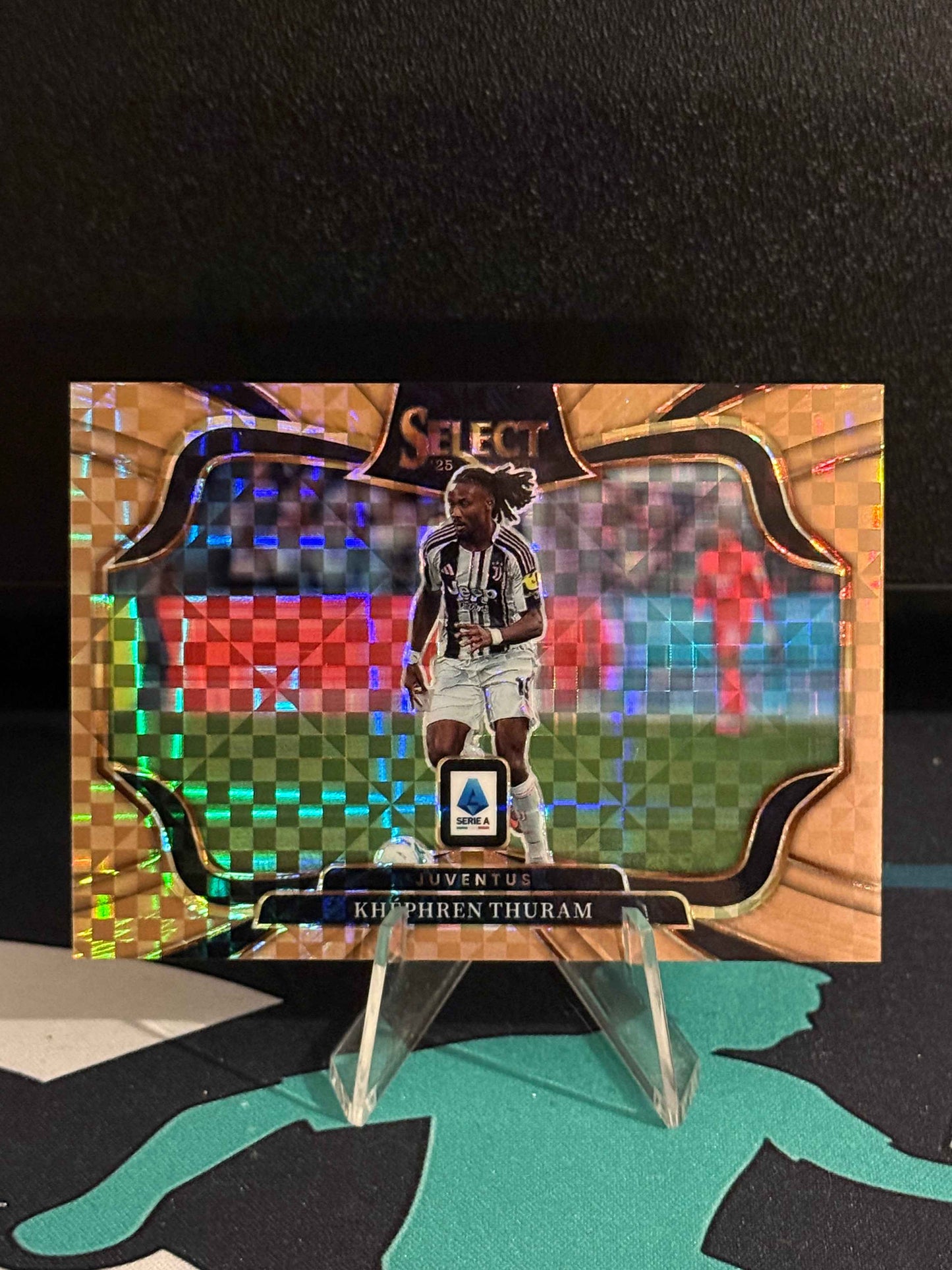 2025/2026 Panini Select Serie A Khephren Thuram Bronze Checkerboard Parallel /99 (Field Level)