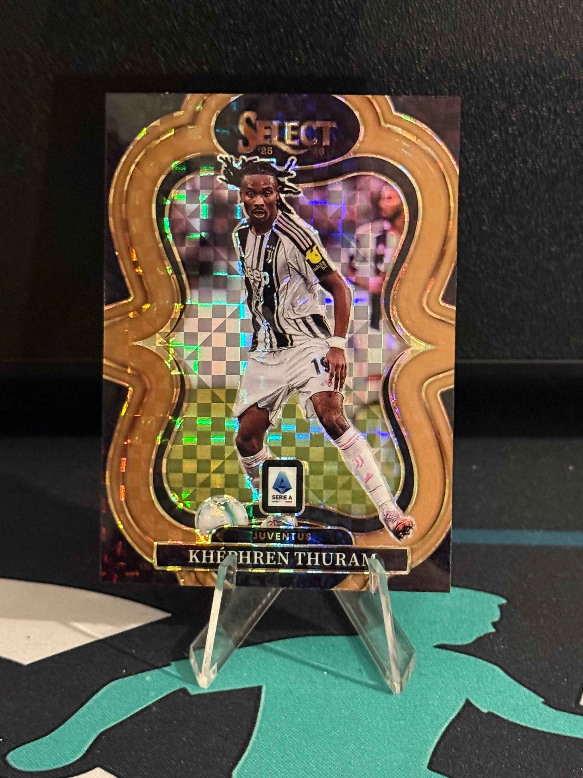 2025/2026 Panini Select Serie A Khephren Thuram Bronze Checkerboard Parallel /99