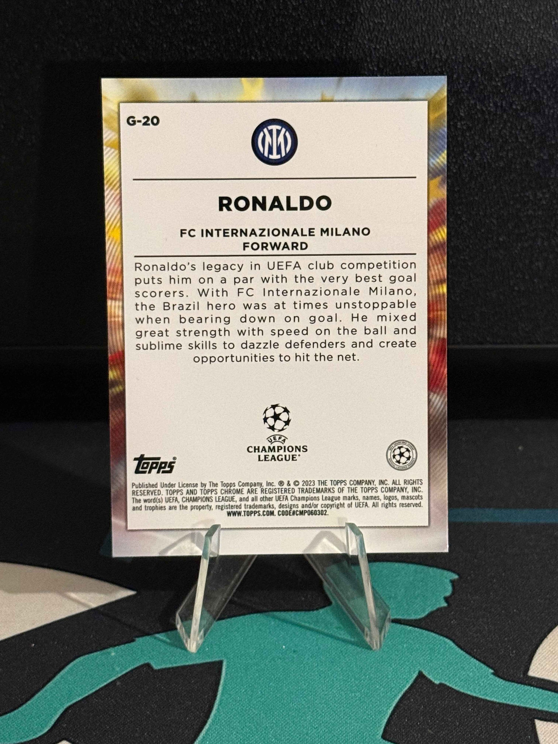2022/2023 Topps Chrome UCC Ronaldo Golazo