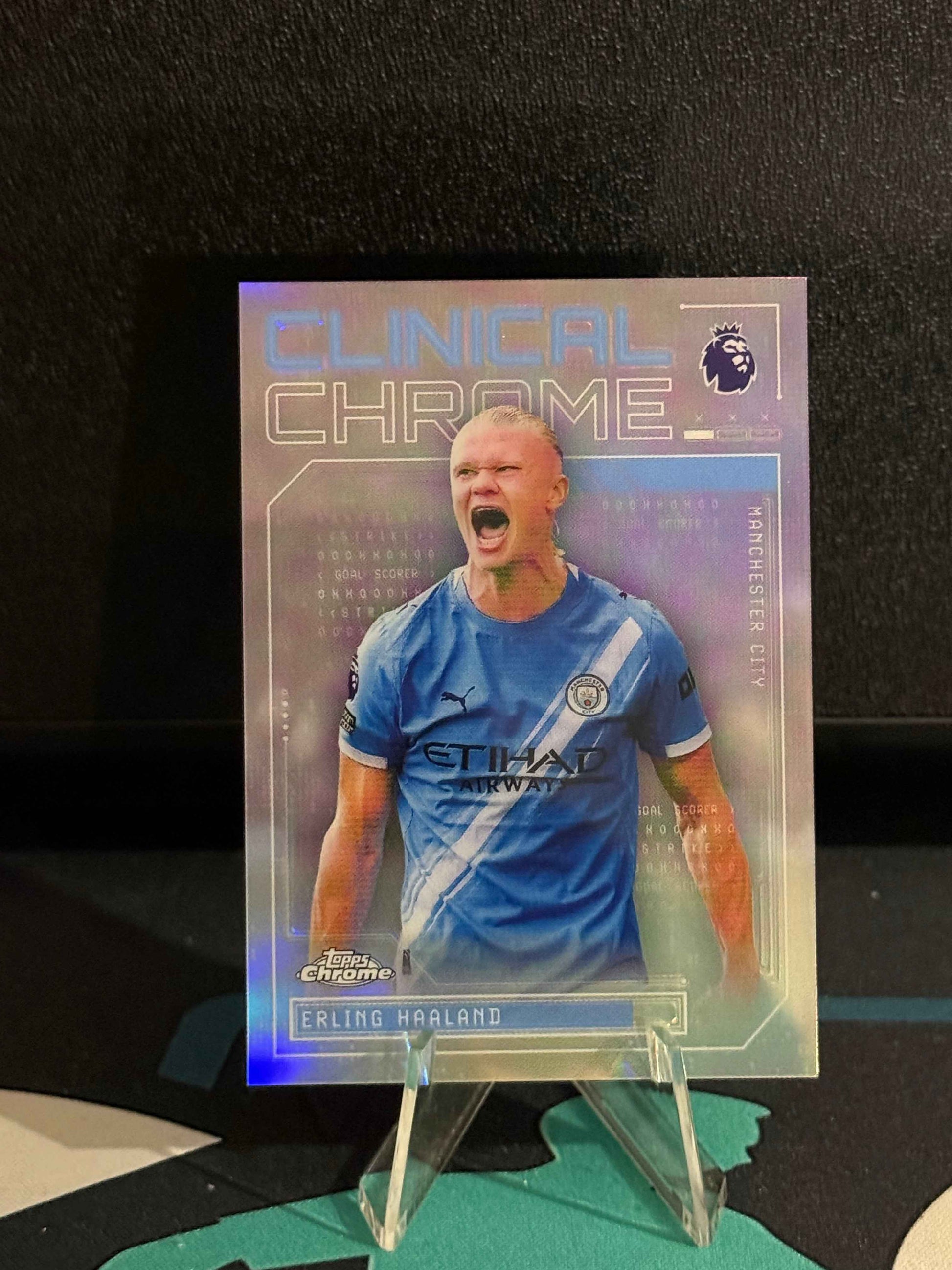 2025/2026 Topps Chrome Premier League Erling Haaland Clinical Chrome