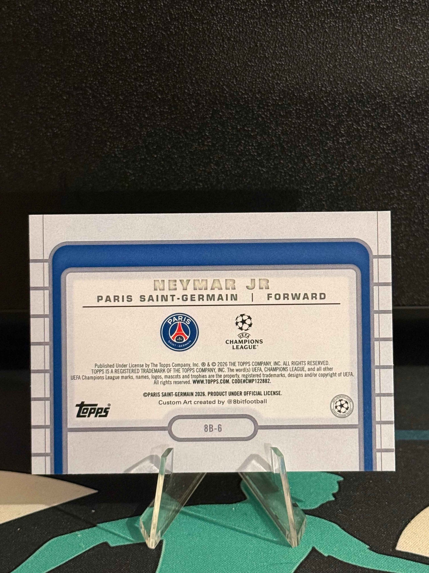 2025/2026 Topps Flagship UCC Neymar 8Bit Shots