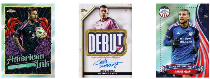 2024 Topps MLS Major League Soccer Chrome 7-Pack Blaster