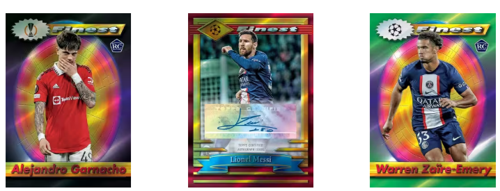 2022/23 Topps Finest Flashbacks UEFA Club Competitions Soccer Hobby