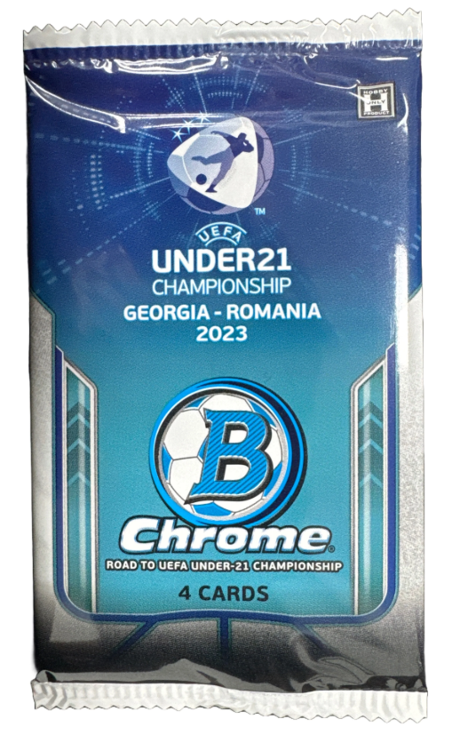 Booster Pack 2022 Bowman Chrome Road to UEFA Under-21 European Championship