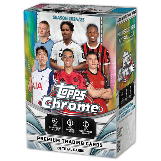 2024-25 Topps Chrome UEFA Club Competitions Value Box